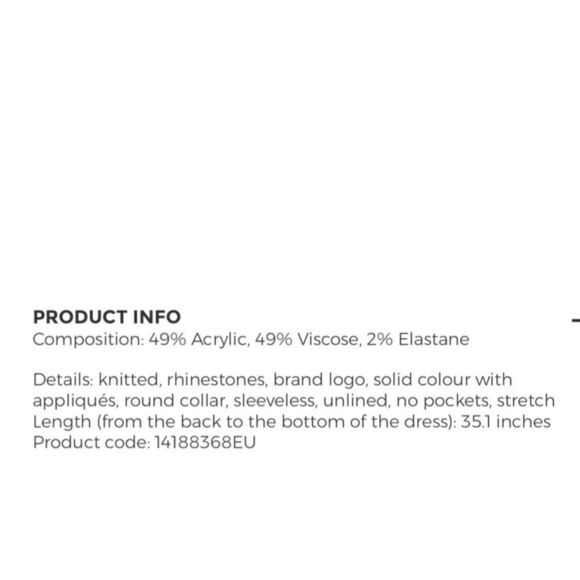 Love Moschino Halter Sleeveless Bodycon Knit Mini Dress with Crystal Heart Belt - Picture 9 of 9